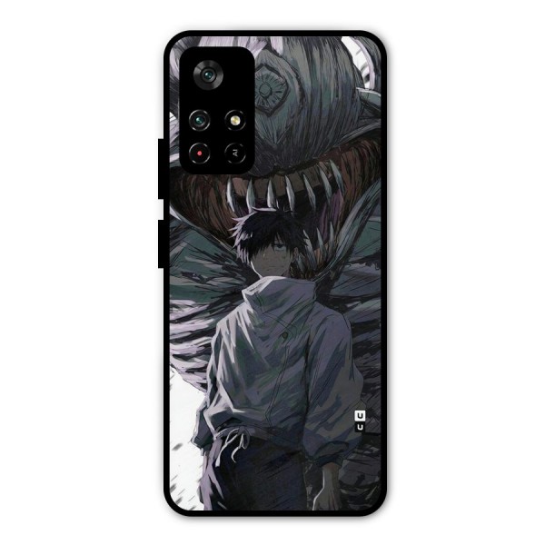 Yuta Strongest Curse User Metal Back Case for Poco M4 Pro 5G