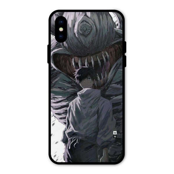 Yuta Strongest Curse User Metal Back Case for iPhone X