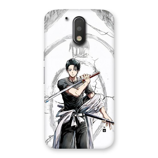 Yuta With Katana Back Case for Moto G4 Plus