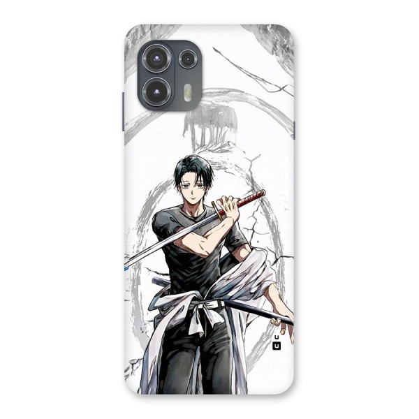 Yuta With Katana Back Case for Motorola Edge 20 Fusion