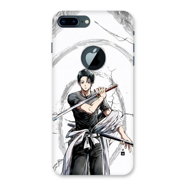 Yuta With Katana Back Case for iPhone 7 Plus Logo Cut