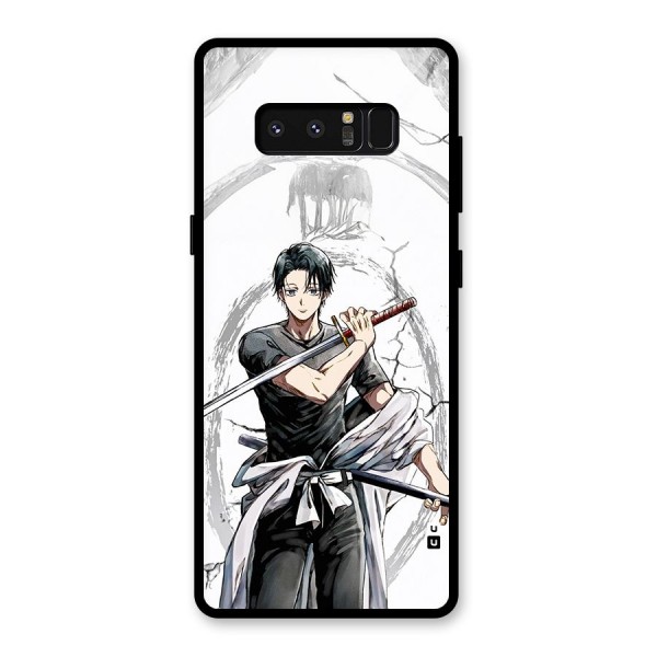 Yuta With Katana Glass Back Case for Galaxy Note 8