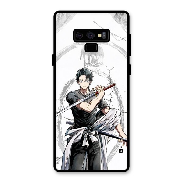 Yuta With Katana Glass Back Case for Galaxy Note 9