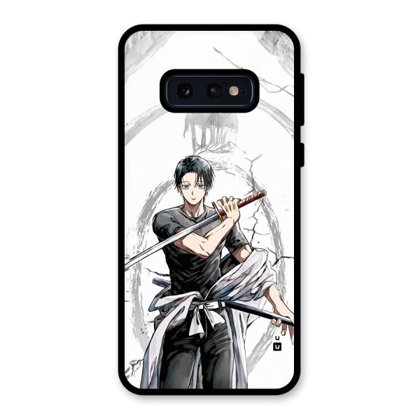 Yuta With Katana Glass Back Case for Galaxy S10e