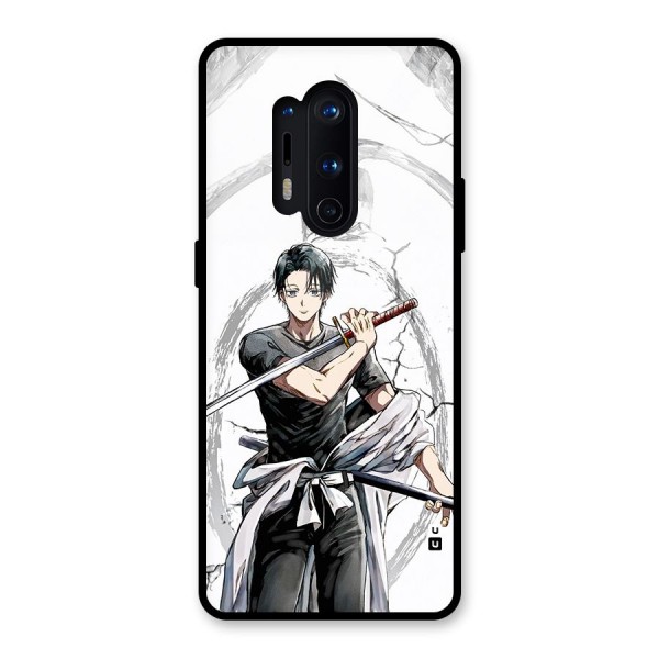 Yuta With Katana Glass Back Case for OnePlus 8 Pro