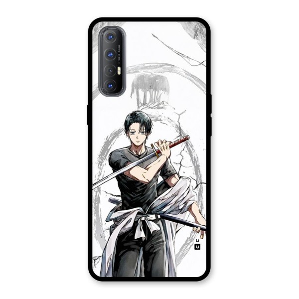 Yuta With Katana Glass Back Case for Oppo Reno3 Pro