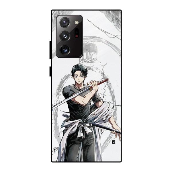 Yuta With Katana Metal Back Case for Galaxy Note 20 Ultra 5G