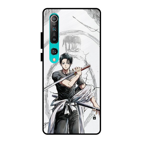 Yuta With Katana Metal Back Case for Mi 10