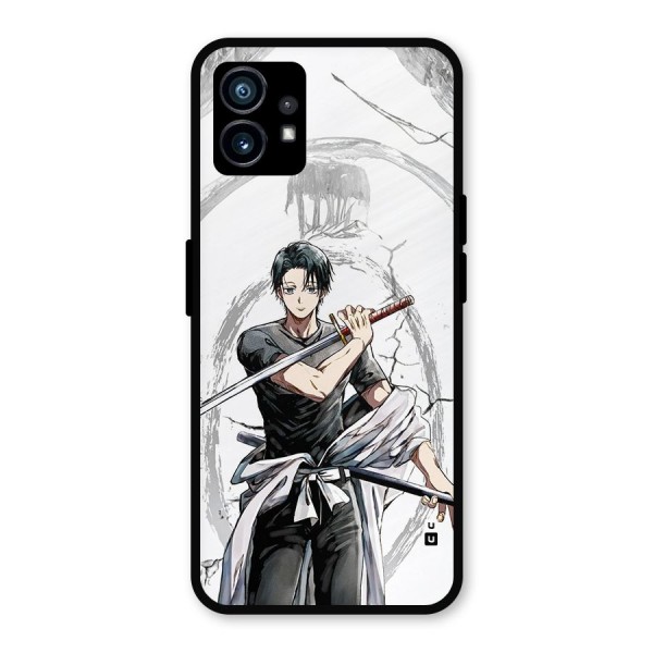 Yuta With Katana Metal Back Case for Nothing Phone 1