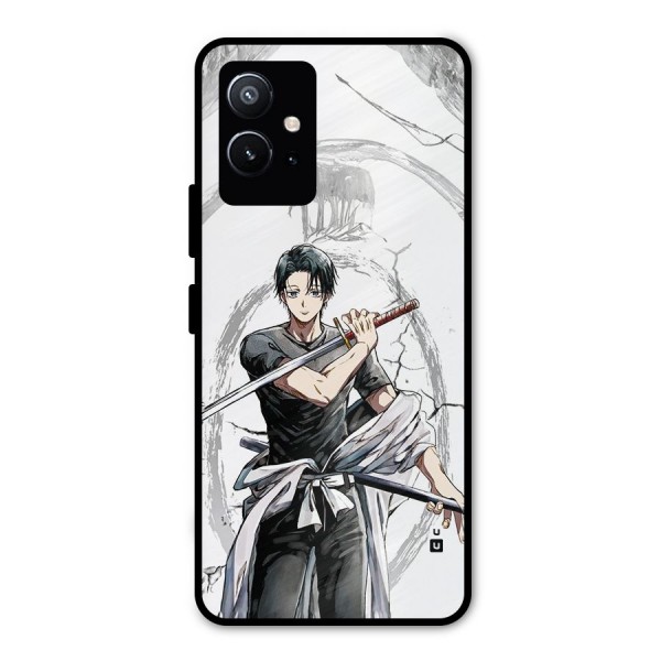 Yuta With Katana Metal Back Case for Vivo T1 5G