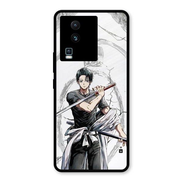 Yuta With Katana Metal Back Case for iQOO Neo 7