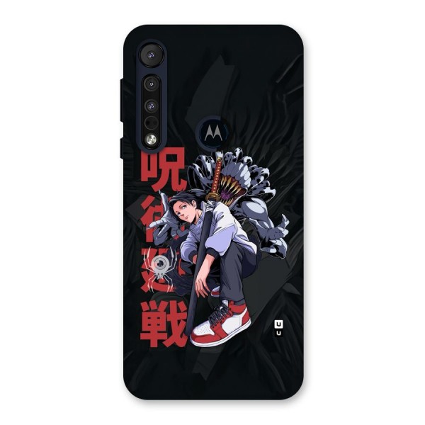 Yuta With Rika Back Case for Motorola One Macro