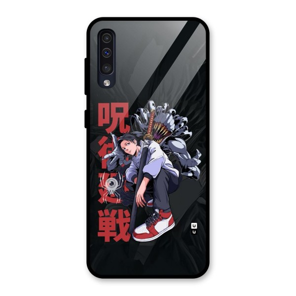 Yuta With Rika Glass Back Case for Galaxy A50