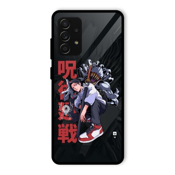 Yuta With Rika Glass Back Case for Galaxy A53 5G