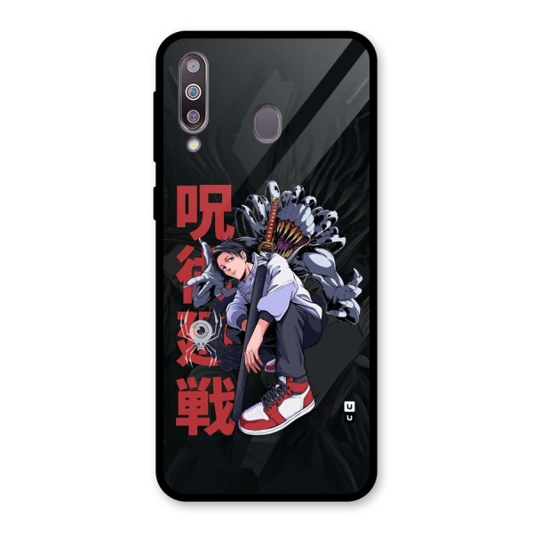 Yuta With Rika Glass Back Case for Galaxy M30