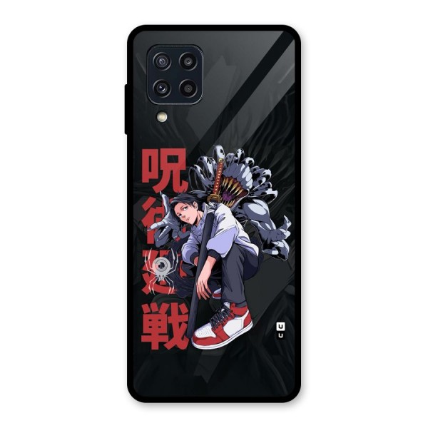 Yuta With Rika Glass Back Case for Galaxy M32