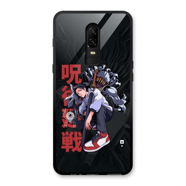 Yuta With Rika Glass Back Case for OnePlus 6