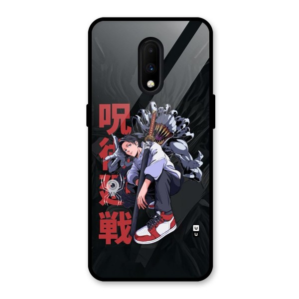 Yuta With Rika Glass Back Case for OnePlus 7