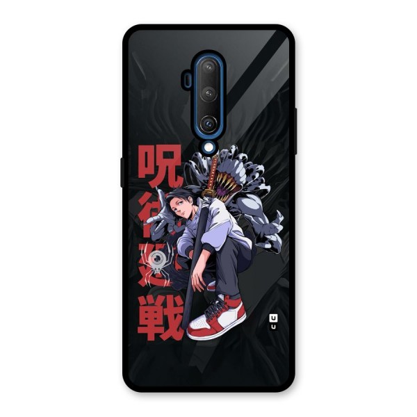 Yuta With Rika Glass Back Case for OnePlus 7T Pro