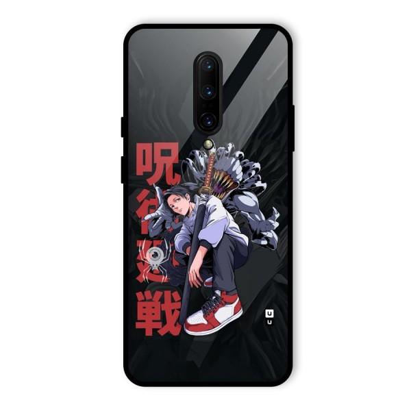 Yuta With Rika Glass Back Case for OnePlus 7 Pro