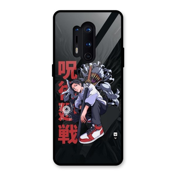 Yuta With Rika Glass Back Case for OnePlus 8 Pro