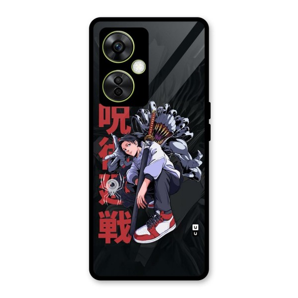Yuta With Rika Glass Back Case for OnePlus Nord CE 3 Lite