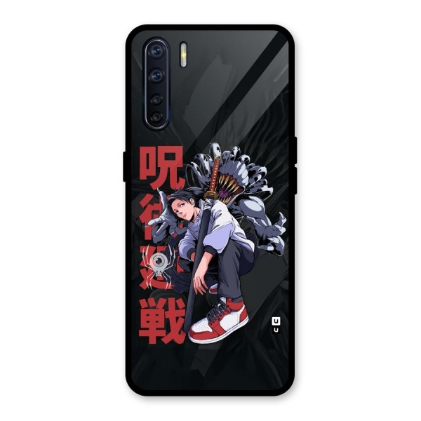 Yuta With Rika Glass Back Case for Oppo F15