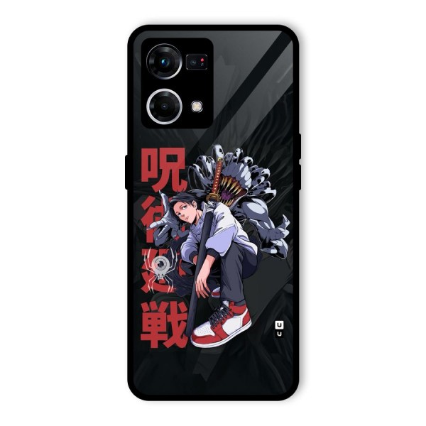 Yuta With Rika Glass Back Case for Oppo F21 Pro 4G
