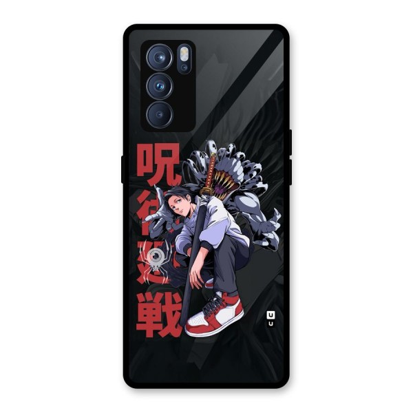 Yuta With Rika Glass Back Case for Oppo Reno6 Pro 5G