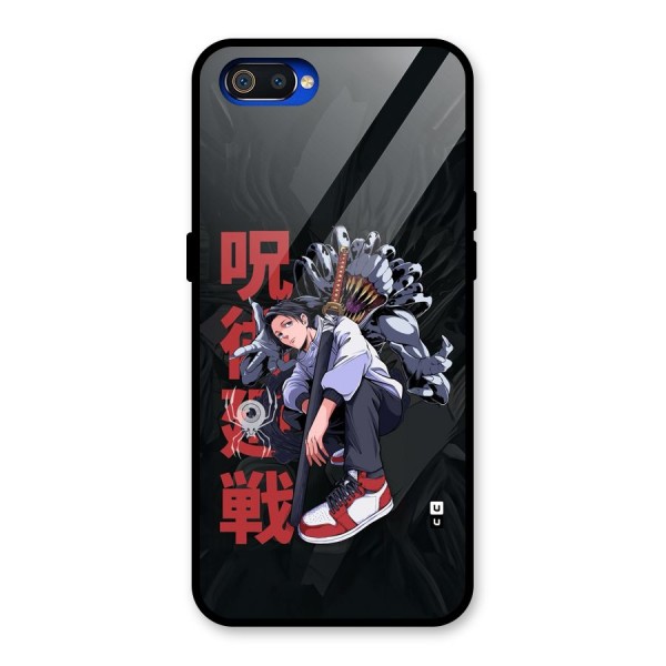 Yuta With Rika Glass Back Case for Realme C2