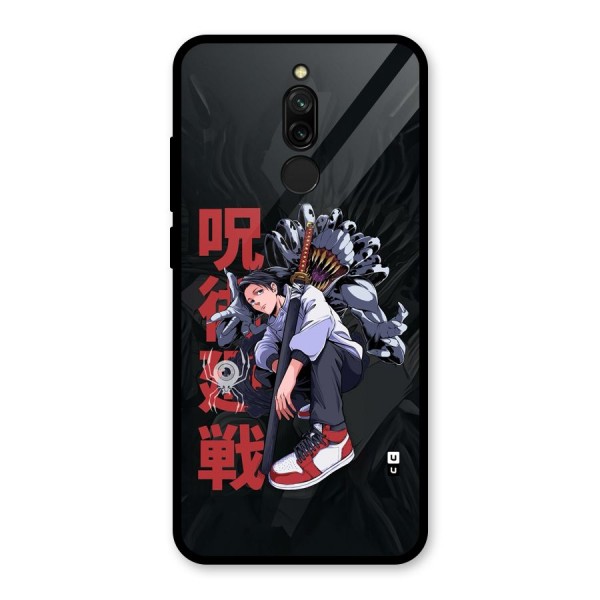 Yuta With Rika Glass Back Case for Redmi 8