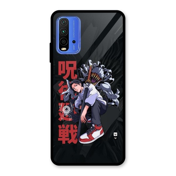 Yuta With Rika Glass Back Case for Redmi 9 Power