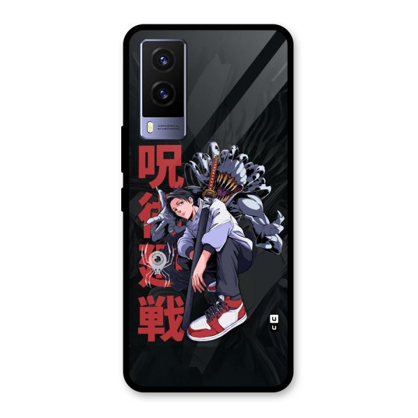 Yuta With Rika Glass Back Case for Vivo V21e 5G