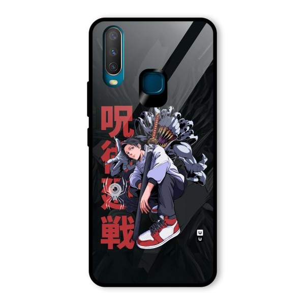 Yuta With Rika Glass Back Case for Vivo Y12