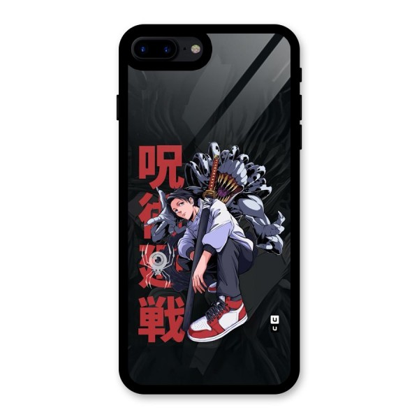 Yuta With Rika Glass Back Case for iPhone 8 Plus