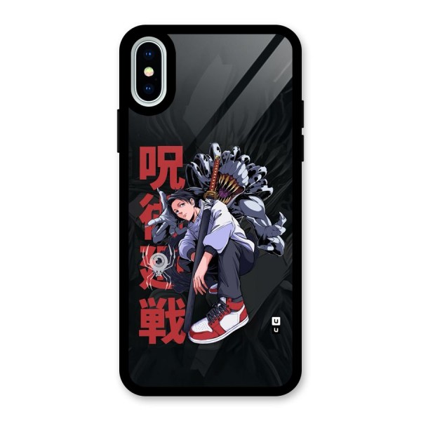 Yuta With Rika Glass Back Case for iPhone X