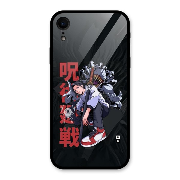 Yuta With Rika Glass Back Case for iPhone XR