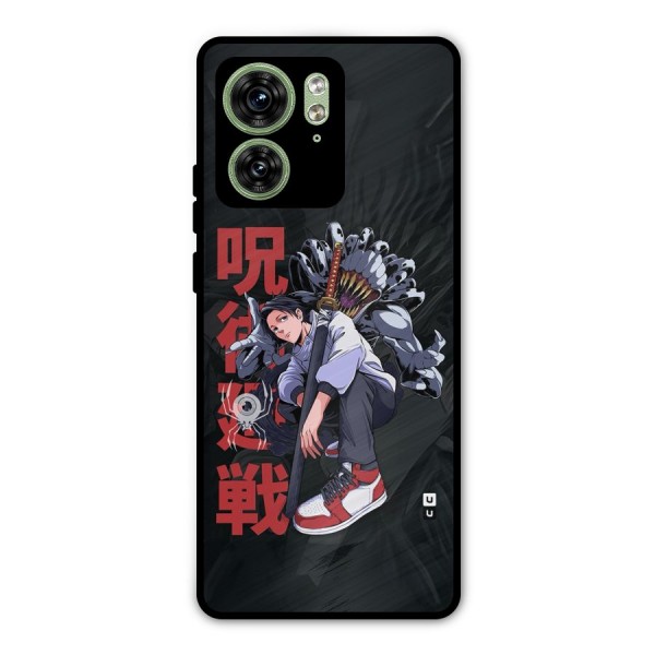 Yuta With Rika Metal Back Case for Motorola Edge 40 5G