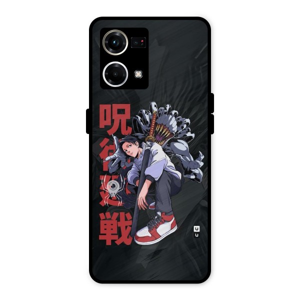 Yuta With Rika Metal Back Case for Oppo F21 Pro 4G