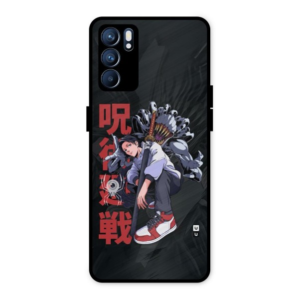 Yuta With Rika Metal Back Case for Oppo Reno6 5G