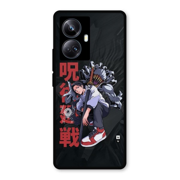 Yuta With Rika Metal Back Case for Realme 10 Pro Plus