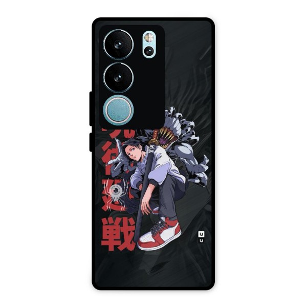 Yuta With Rika Metal Back Case for Vivo V29