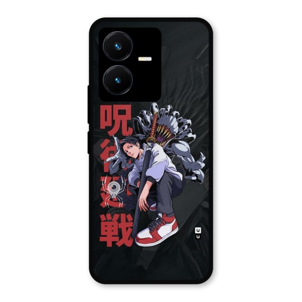 Yuta With Rika Metal Back Case for Vivo Y22