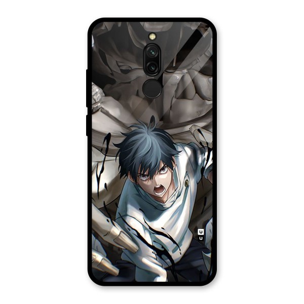 Yuta in the Battle Glass Back Case for Redmi 8