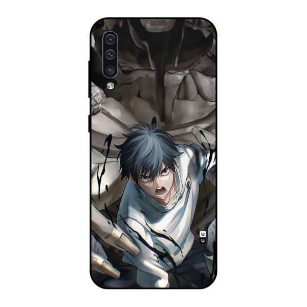 Yuta in the Battle Metal Back Case for Galaxy A30s