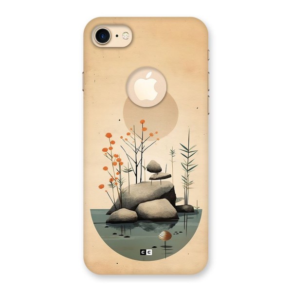 Zen Garden Back Case for iPhone 7 Logo Cut
