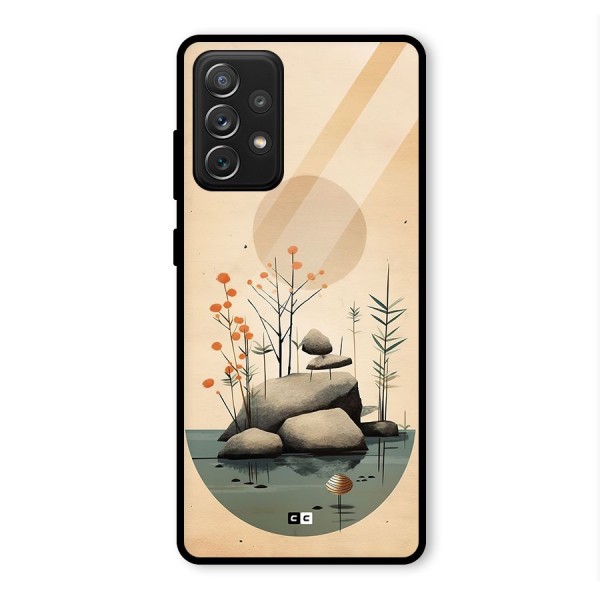 Zen Garden Glass Back Case for Galaxy A72