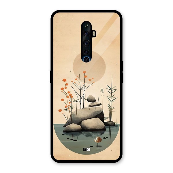 Zen Garden Glass Back Case for Oppo Reno2 F