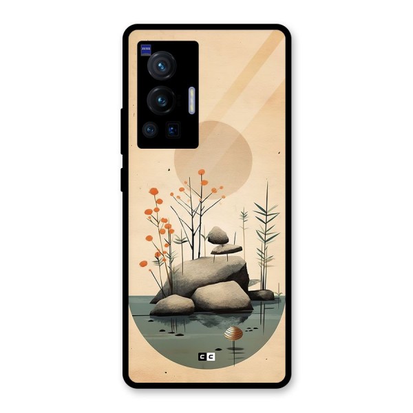 Zen Garden Glass Back Case for Vivo X70 Pro