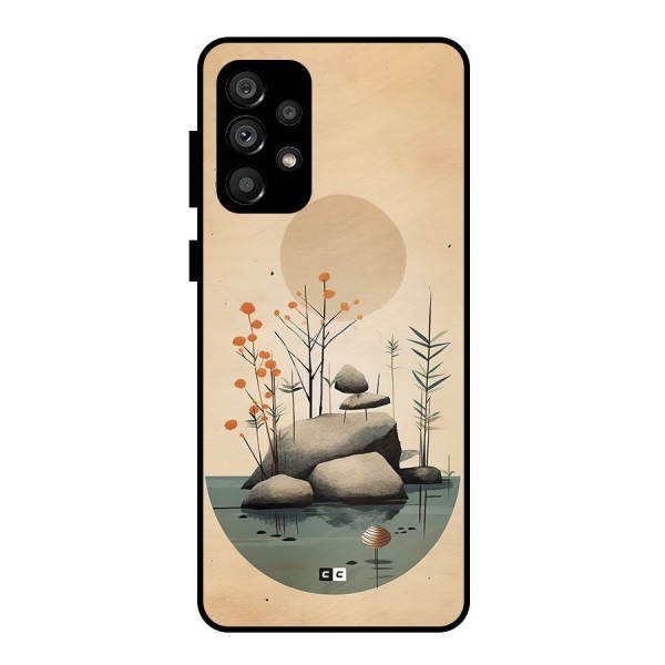 Zen Garden Metal Back Case for Galaxy A73 5G